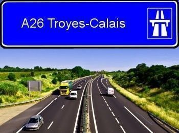 A26 Troyes-Calais : 8,45 centimes / km 