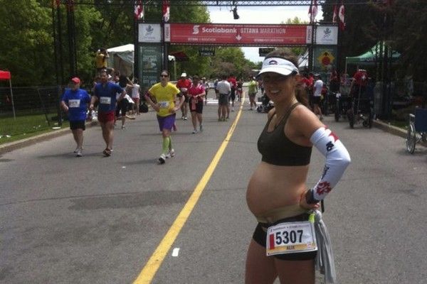elle a achevé le marathon d'Ottawa