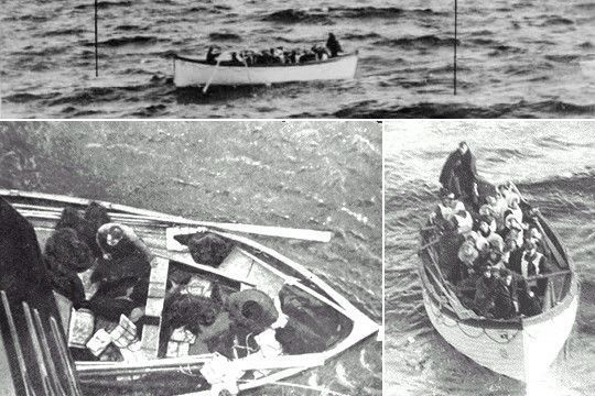 Titanic : les images des naufragés