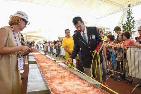 la pizza la plus longue
