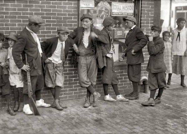 Les gangs en 1916