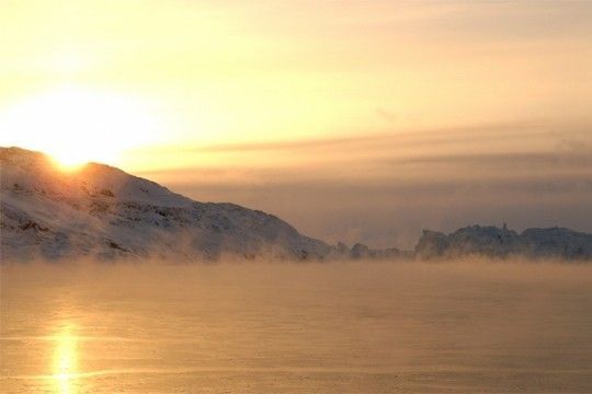 Brume et soleil