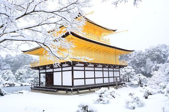 Kyoto sous son manteau blanc