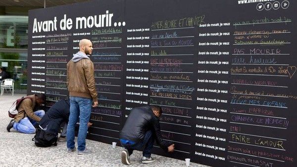 Avant de mourir, je veux…