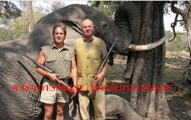 Juan Carlos au Botswana pour chasser l'éléphant !